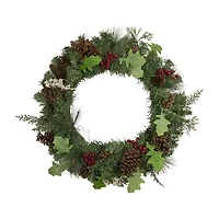Northlight Natural Pine And Berry Wreath