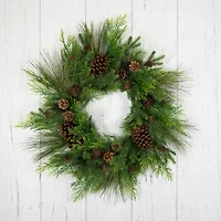 Northlight Pinecone And Jingle Bells Wreath
