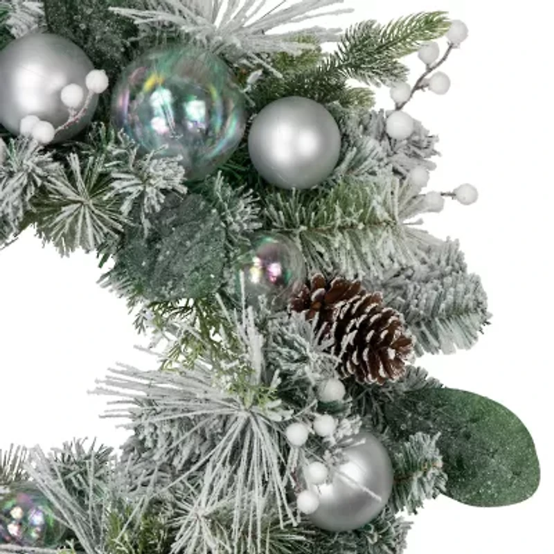 Northlight Flocked Pine Wreath