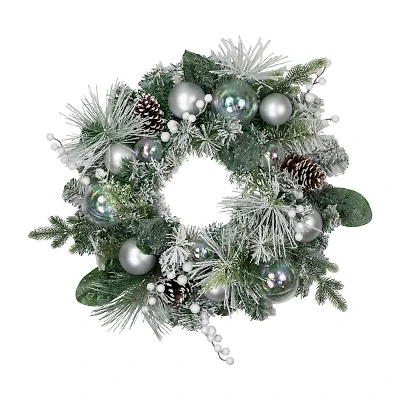 Northlight Flocked Pine Wreath