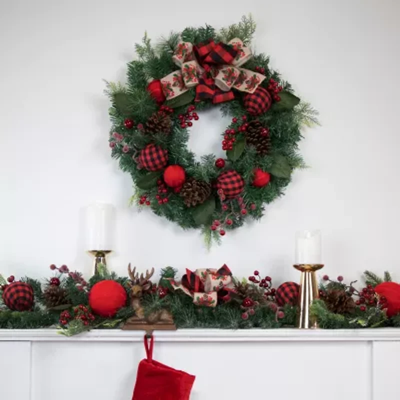 Northlight Pine Artificial   Unlit Wreath