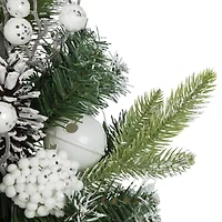 Northlight Pine Frosted Artificial Wreath