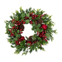 Northlight Boxwood And Pine Wreath