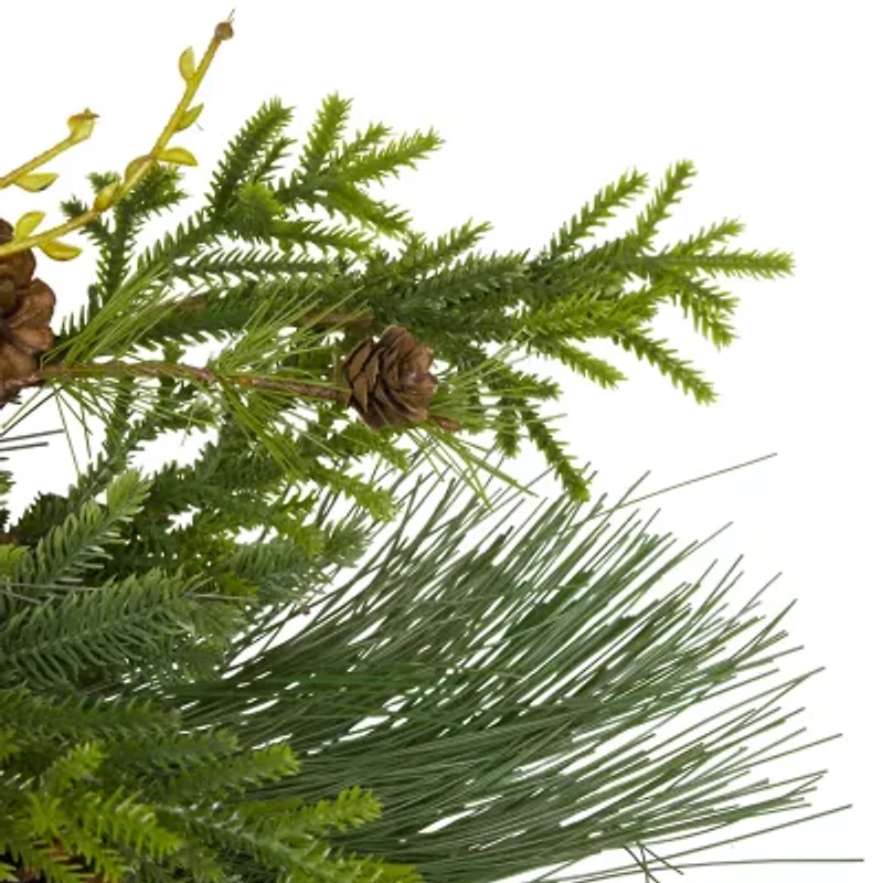Northlight 30in Pinecone Unlit Wreath