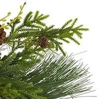 Northlight 30in Pinecone Unlit Wreath