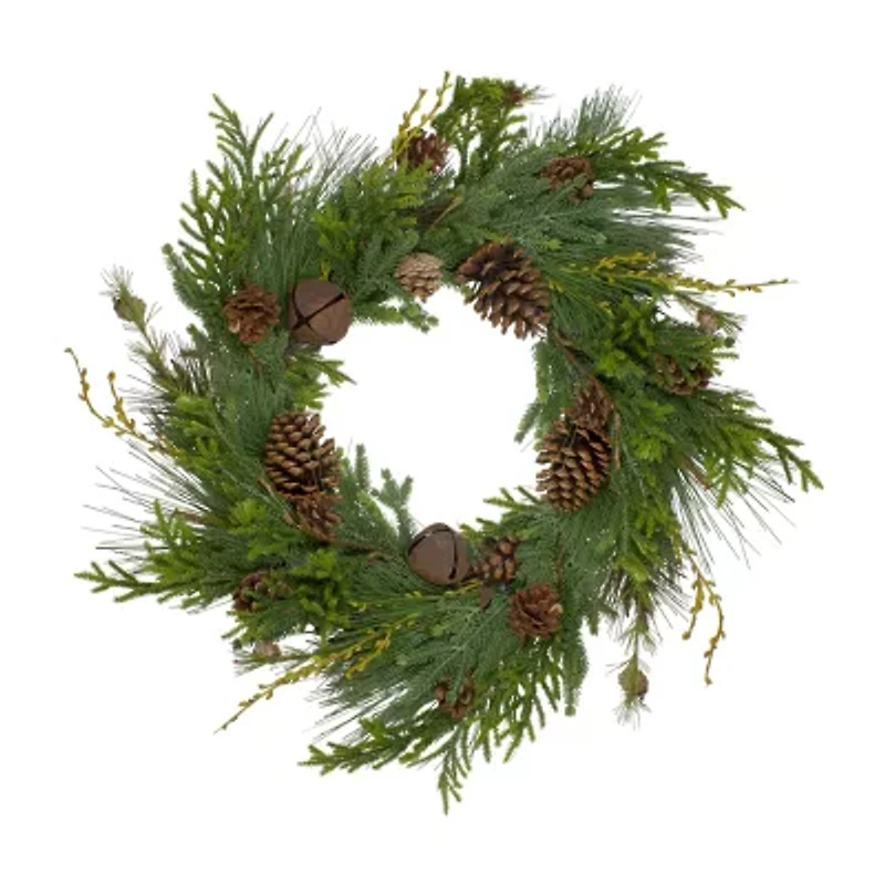 Northlight 30in Pinecone Unlit Wreath