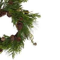 Northlight 30in Pinecone Unlit Wreath