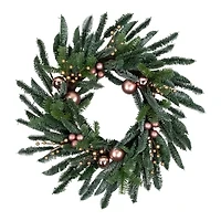 Northlight 28in Ornament Ball Unlit Wreath