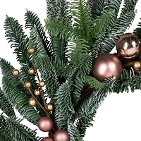 Northlight 28in Ornament Ball Unlit Wreath