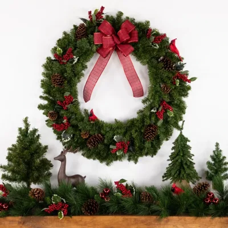 Northlight 36in Canadian Pine Unlit Wreath