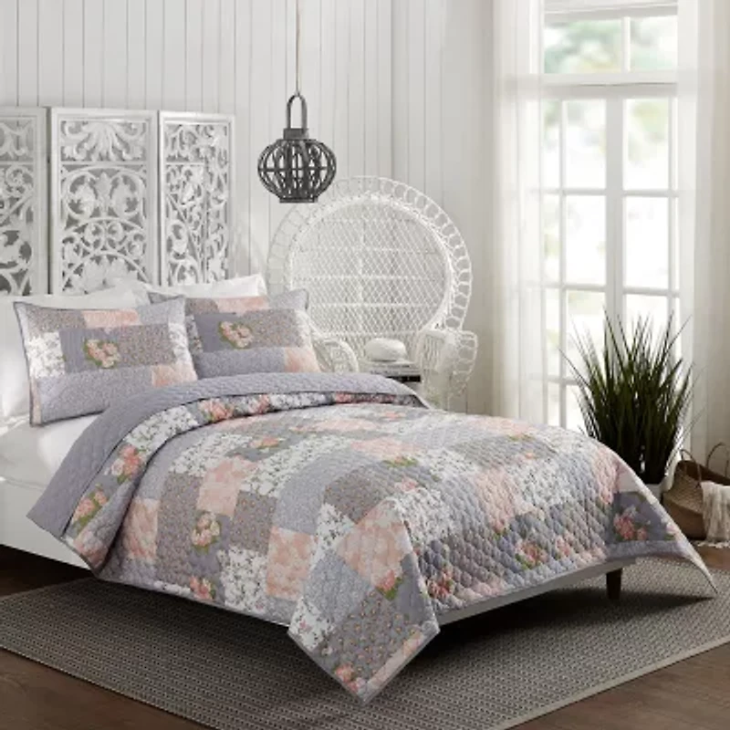 Modern Heirloom La Flor Reversible Quilt Set
