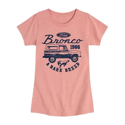 Big Kid Girls Crew Neck Short Sleeve Classic Fit Graphic T-Shirt