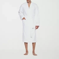 Residence Mens-Big Terry Cloth Kimono Robe Long Sleeve Length