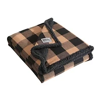 Eddie Bauer Cabin Plaid Cotton Flannel Lightweight Throw