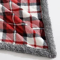 Eddie Bauer Parkwood Plaid Plush Lightweight Throw