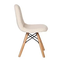 Zula Padded Sherpa Side Chair for Kids