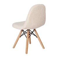 Zula Padded Sherpa Side Chair for Kids