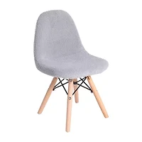 Zula Padded Sherpa Side Chair for Kids