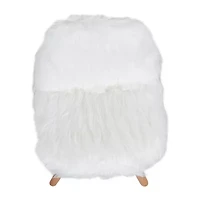 Zula Shaggy Dog Accent Chairs for Kids - Set of 4