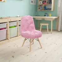 Zula Shaggy Dog Accent Chair for Kids