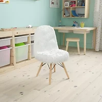 Zula Shaggy Dog Accent Chair for Kids