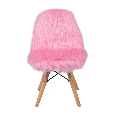 Zula Shaggy Dog Accent Chair for Kids