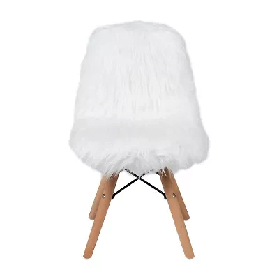 Zula Shaggy Dog Accent Chair for Kids