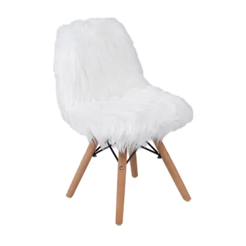 Zula Shaggy Dog Accent Chair for Kids