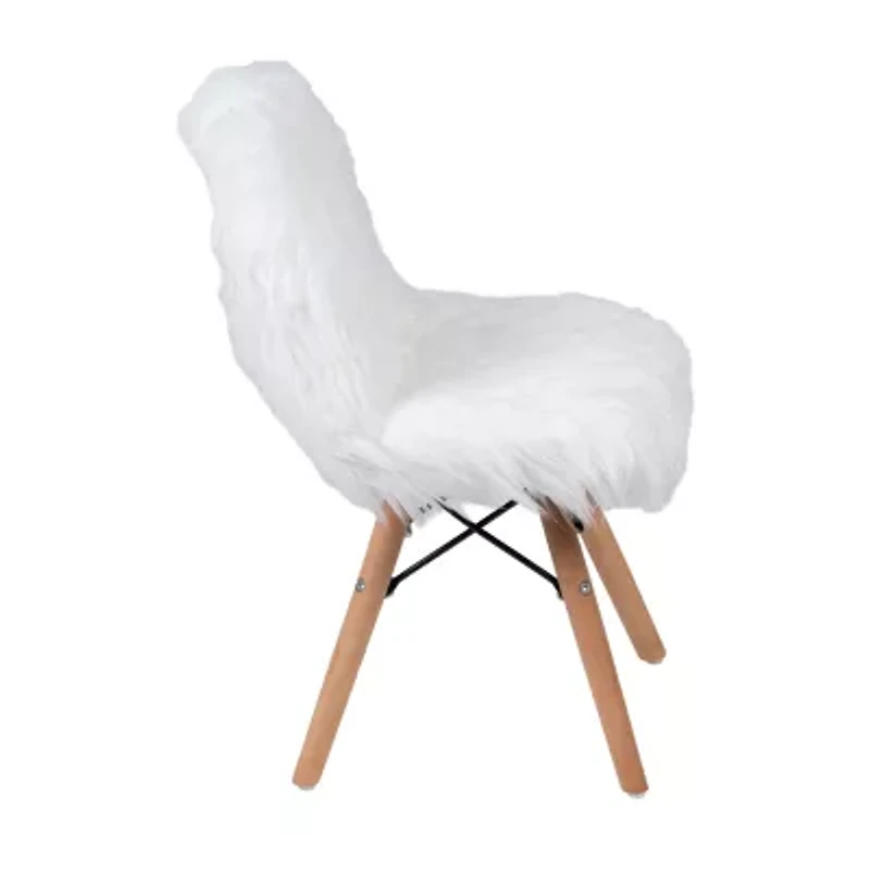 Zula Shaggy Dog Accent Chair for Kids
