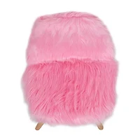 Zula Shaggy Dog Accent Chair for Kids