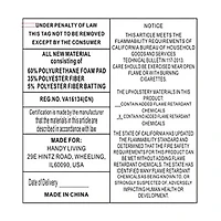 ProLounger Bontrager Modern Track-Arm Power Recline and Lift Chair in Chenille