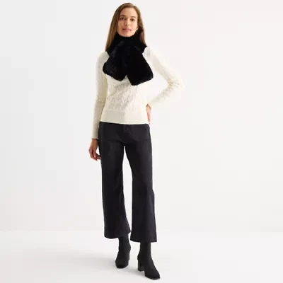 Mixit Faux Fur Muffler Wrap Scarf