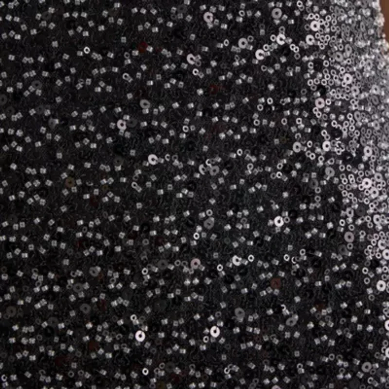 Bob Mackie Womens Sleeveless Sequin Fit + Flare Dress