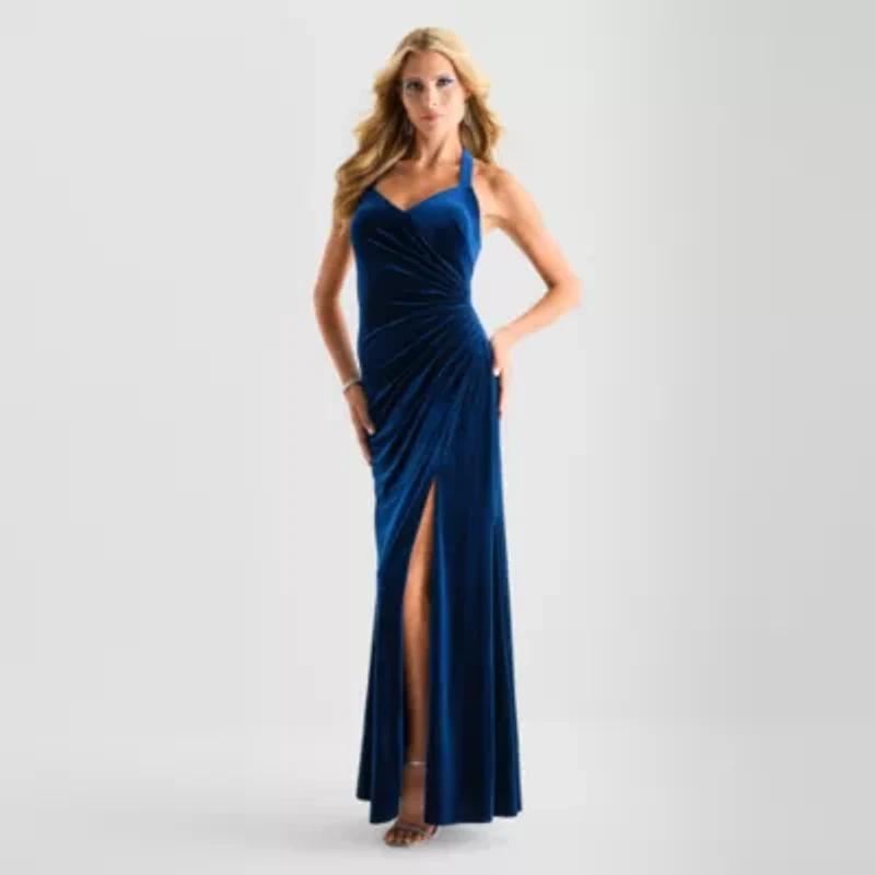 Bob Mackie Womens Sleeveless Evening Gown