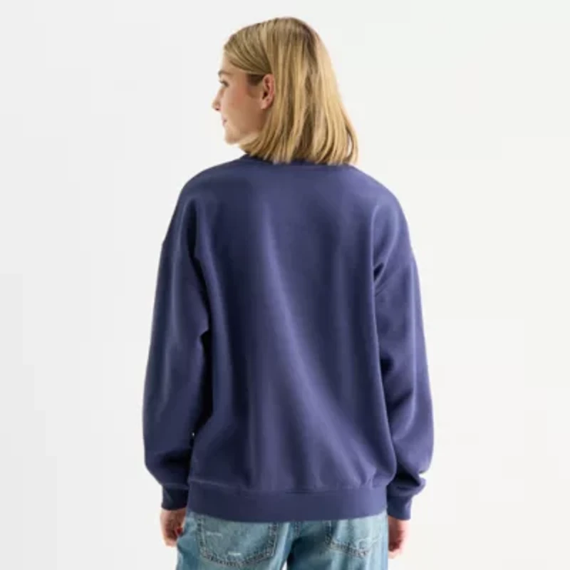 New World Calabasas Pickleball Club Crew Sweatshirt Womens Neck Long Sleeve Juniors