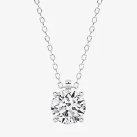 Grown Gorgeous (F, Vs2) Womens 1 1/8 CT. T.W. Lab-Grown Diamond 14K Gold or Platinum Round 18 Inch Pendant Necklace