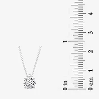 Grown Gorgeous (F, Vs2) Womens 1 1/8 CT. T.W. Lab-Grown Diamond 14K Gold or Platinum Round 18 Inch Pendant Necklace