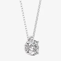 Grown Gorgeous (F, Vs2) Womens 1 1/8 CT. T.W. Lab-Grown Diamond 14K Gold or Platinum Round 18 Inch Pendant Necklace
