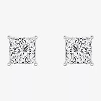 Grown Gorgeous (Vs2,F) 4 1/2 CT. T.W. Lab-Grown Diamond 14K Gold or Platinum 8.2mm Princess Stud Earrings