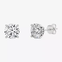 Grown Gorgeous (Vs2/F) 2 1/4 CT. T.W. Lab-Grown Diamond 14K Gold or Platinum 6.8mm Round Stud Earrings