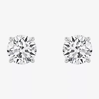Grown Gorgeous (F, Vs2) 3 3/8 Ct. T.W. Lab-Grown Diamond 14K White Gold or Platinum 7.8mm Round Stud Earrings