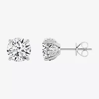 Grown Gorgeous (F, Vs2) 3 3/8 Ct. T.W. Lab-Grown Diamond 14K White Gold or Platinum 7.8mm Round Stud Earrings
