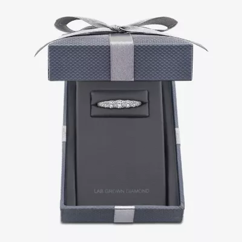 Grown Gorgeous Womens 2.5MM 1 CT. T.W. Lab White Diamond 14K Gold Anniversary Wedding Band