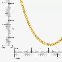 Made in Italy Unisex Adult 14K Gold 22 Inch Cuban Chain Necklace