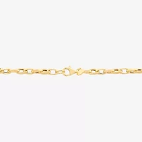 Made in Italy Unisex Adult 10K Gold Inch Link Chain Necklace