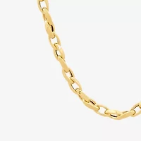 Made in Italy Unisex Adult 10K Gold Inch Link Chain Necklace