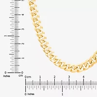 Made in Italy Mens 10K Gold 22 Inch Curb Chain Necklace
