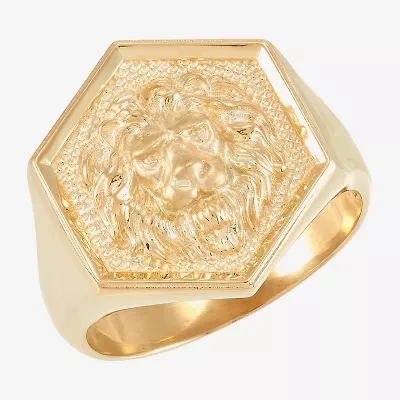 Mens 10K Gold Signet Ring