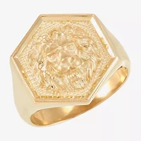 Mens 10K Gold Signet Ring