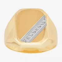 Mens 14K Gold Fashion Ring